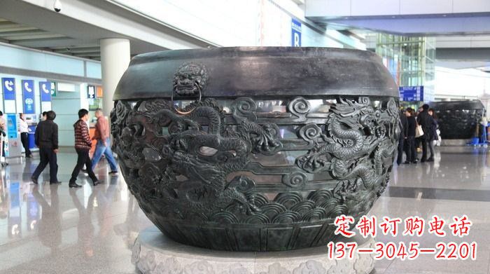 湖南建筑与自然的和谐景观水缸雕塑