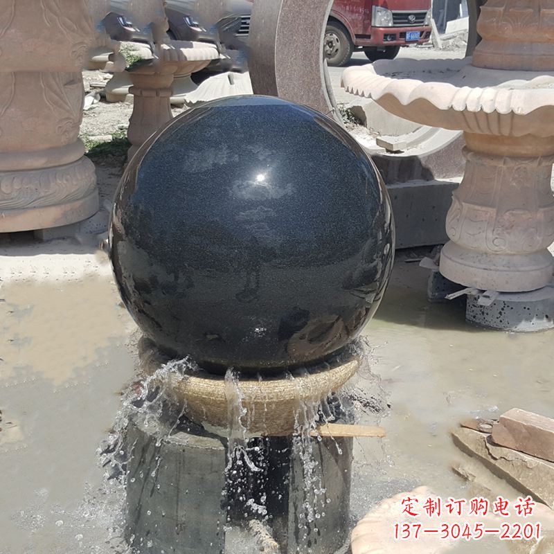 湖南福建风水石球雕塑