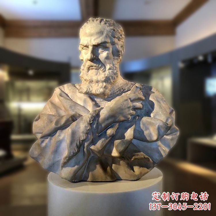 湖南伽利略头像雕塑--精致定制