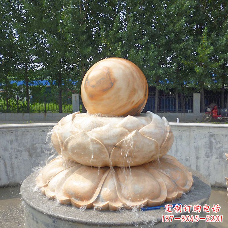 湖南高档石制风水球雕塑让您的空间充满风水之力