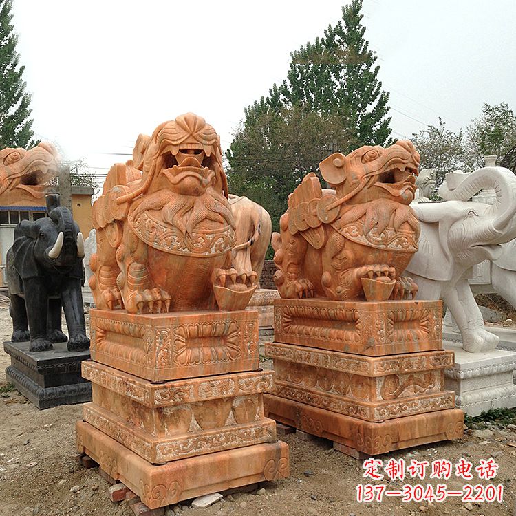湖南豪华高饱和度貔貅雕塑