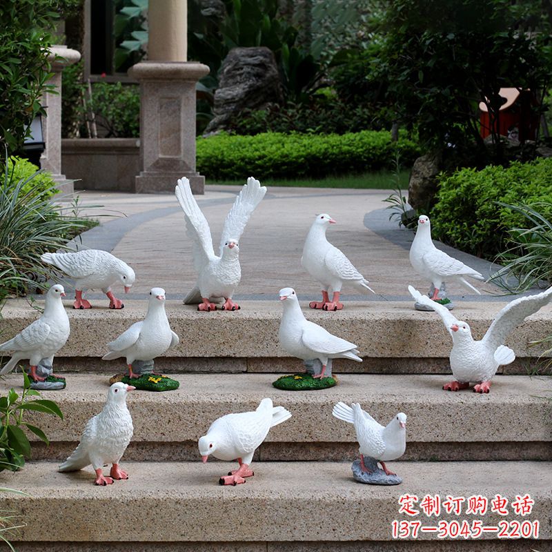 湖南鸽子抽象雕塑