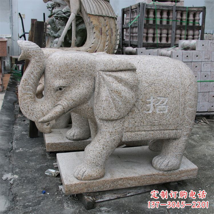 湖南唯美大象雕塑