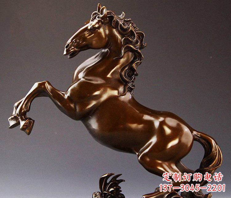 湖南公司招财马动物铜雕塑