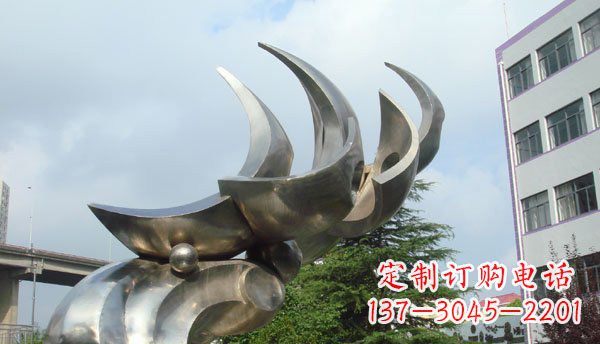 湖南中领雕塑出品不锈钢海鸥雕塑