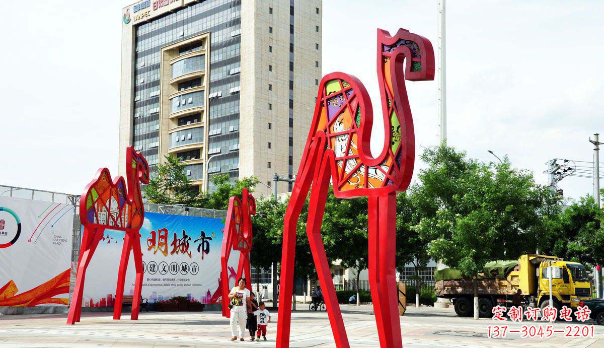 湖南欣赏经典之美,拥有完美的高端骆驼雕塑