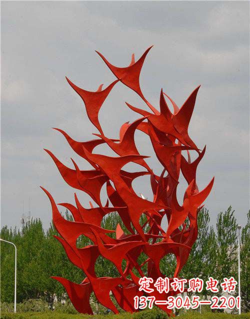 湖南不锈钢天鹅雕塑,唤醒公园景观