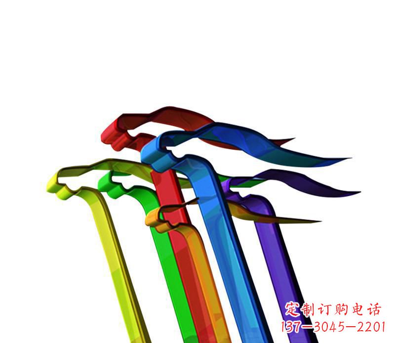 湖南欣赏性强的不锈钢飞翔飘带景观雕塑