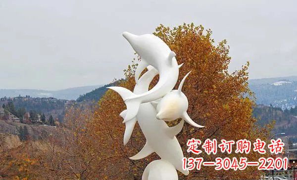 湖南山东中领雕塑海豚雕塑让自然之美悠然而生