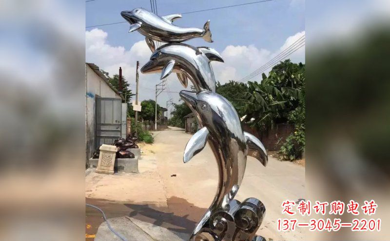 湖南产品名称优雅海豚雕塑