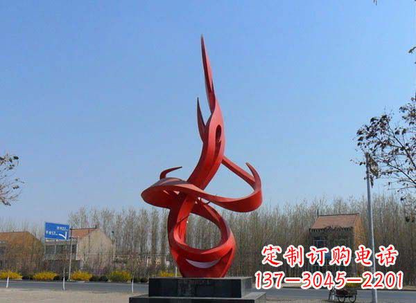 湖南不锈钢火苗经典建筑雕塑