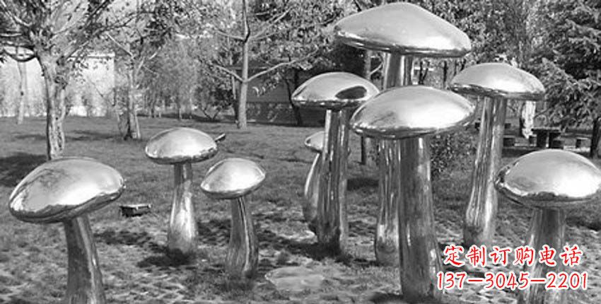 湖南萌芽之美,蘑菇景观雕塑