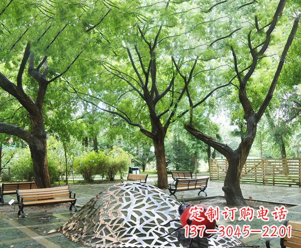 湖南悠久活力-不锈钢瓢虫雕塑