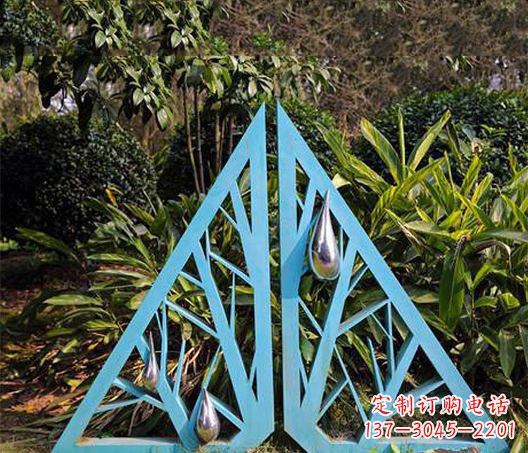 湖南 风格树枝不锈钢景观雕塑