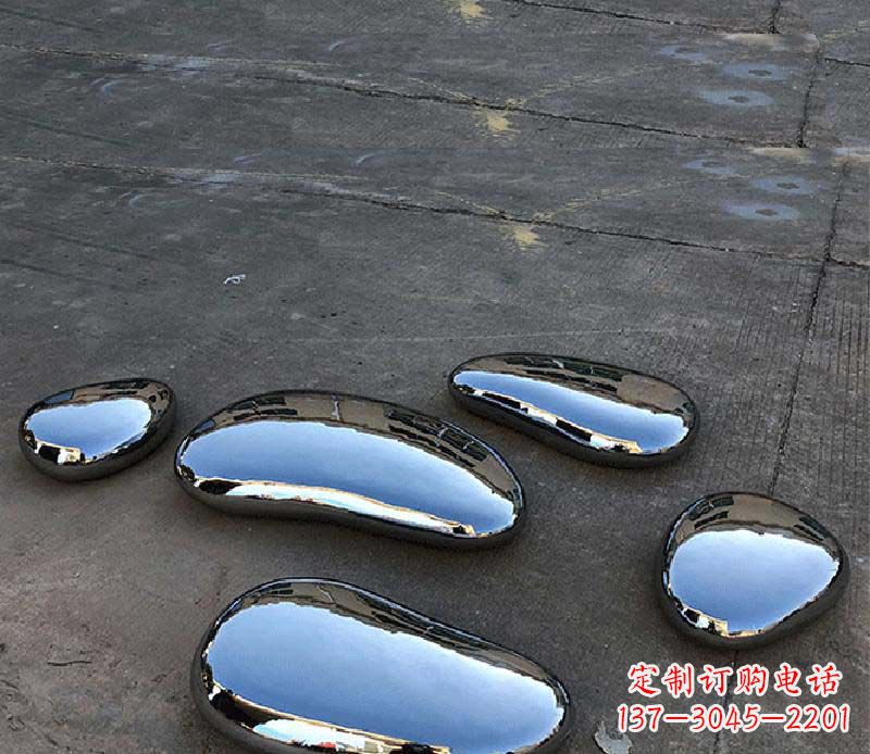 湖南不锈钢水滴景观雕塑美轮美奂,营造自然灵动