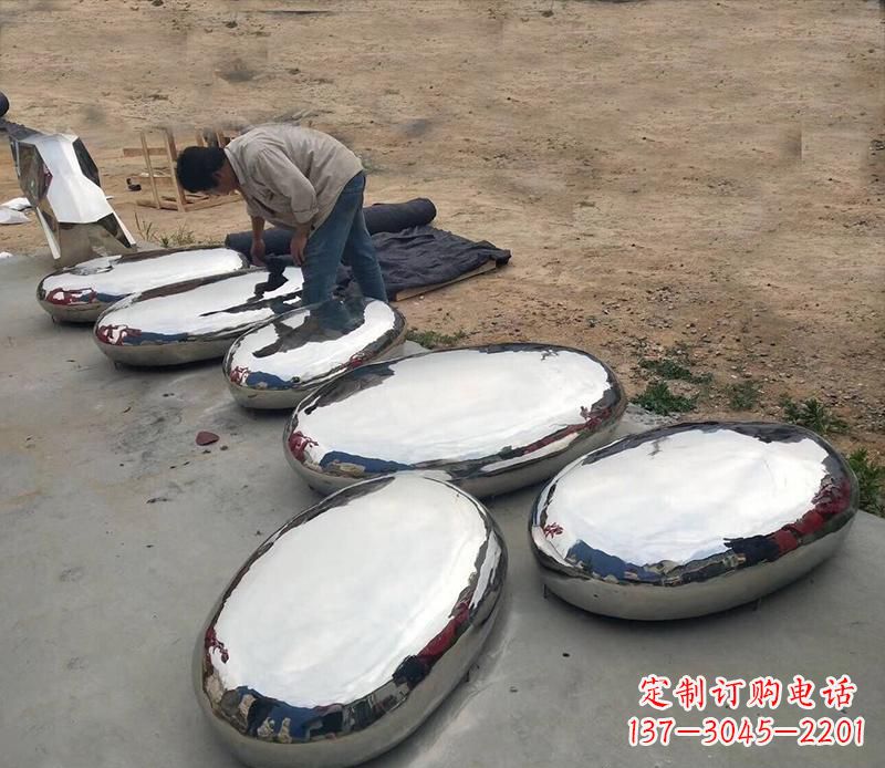 湖南中领雕塑水滴形艺术雕塑