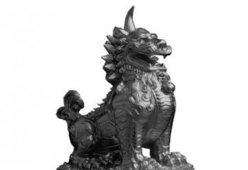湖南独角兽铜雕塑，精美细腻传统工艺