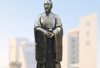 湖南仿铜玻璃钢扁鹊雕塑