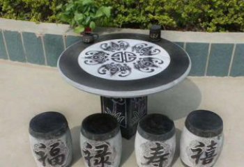 湖南传统工艺福禄寿喜雕塑