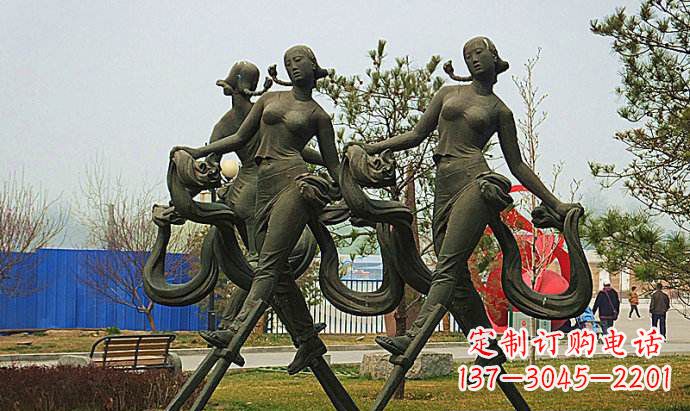 湖南中领雕塑精美女孩雕塑