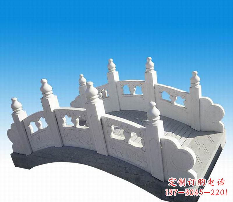 湖南公园草白玉拱桥石雕