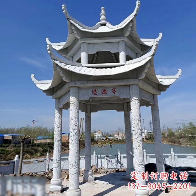 湖南公园大理石凉亭