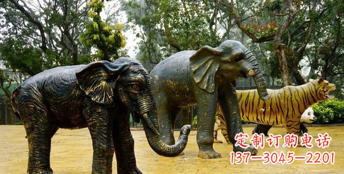 湖南大象雕塑铜雕