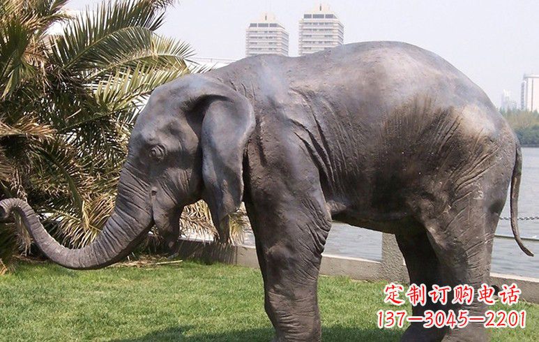 湖南高品质铜质大象雕塑