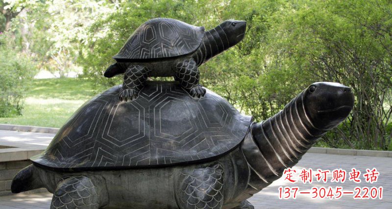 湖南铜质乌龟景观雕塑