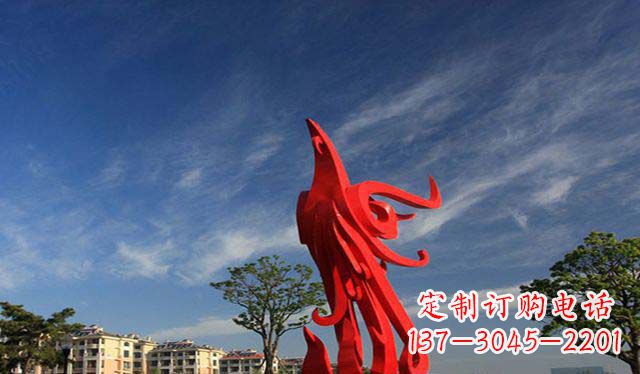 湖南精美不锈钢凤凰雕塑