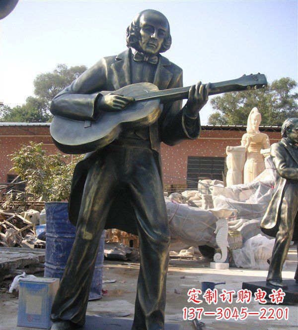 湖南高端精致吉他雕塑