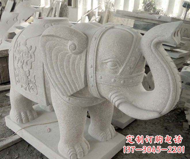 湖南令人惊叹的大象石雕