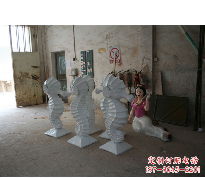 湖南精美海马石动物雕塑