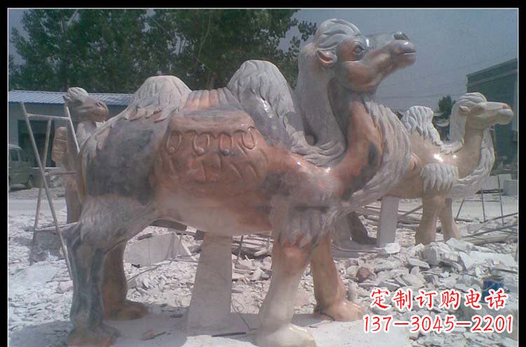 湖南公园动物骆驼石雕222