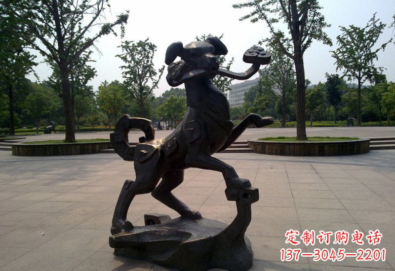 湖南精美动物铜雕