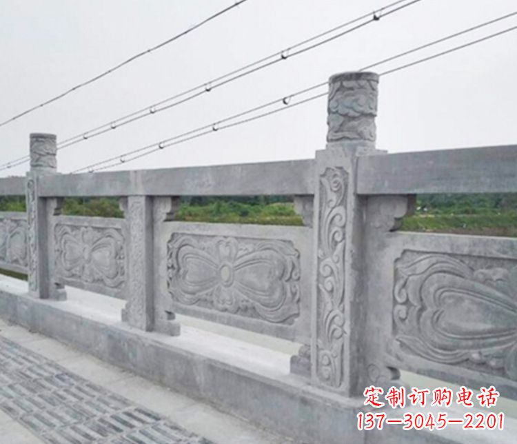湖南公园仿古石栏板景观石雕 (5)