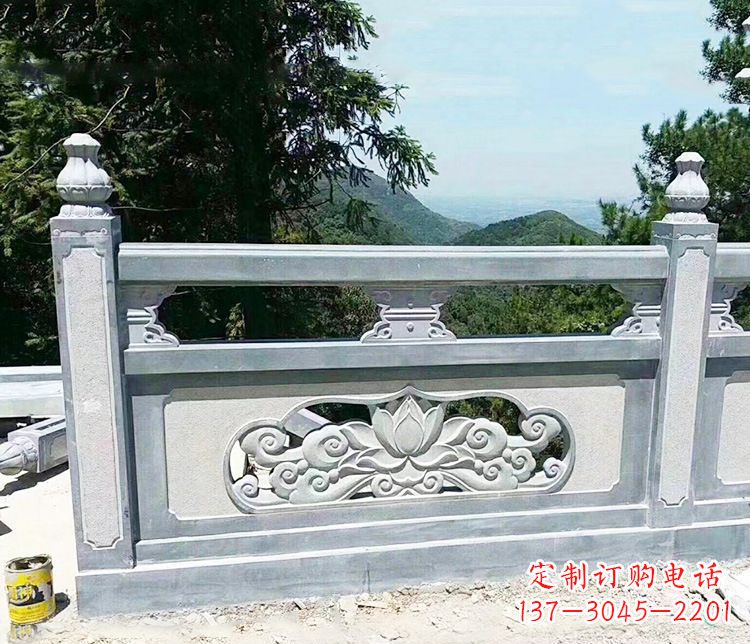 湖南公园仿古石栏板景观石雕 (8)