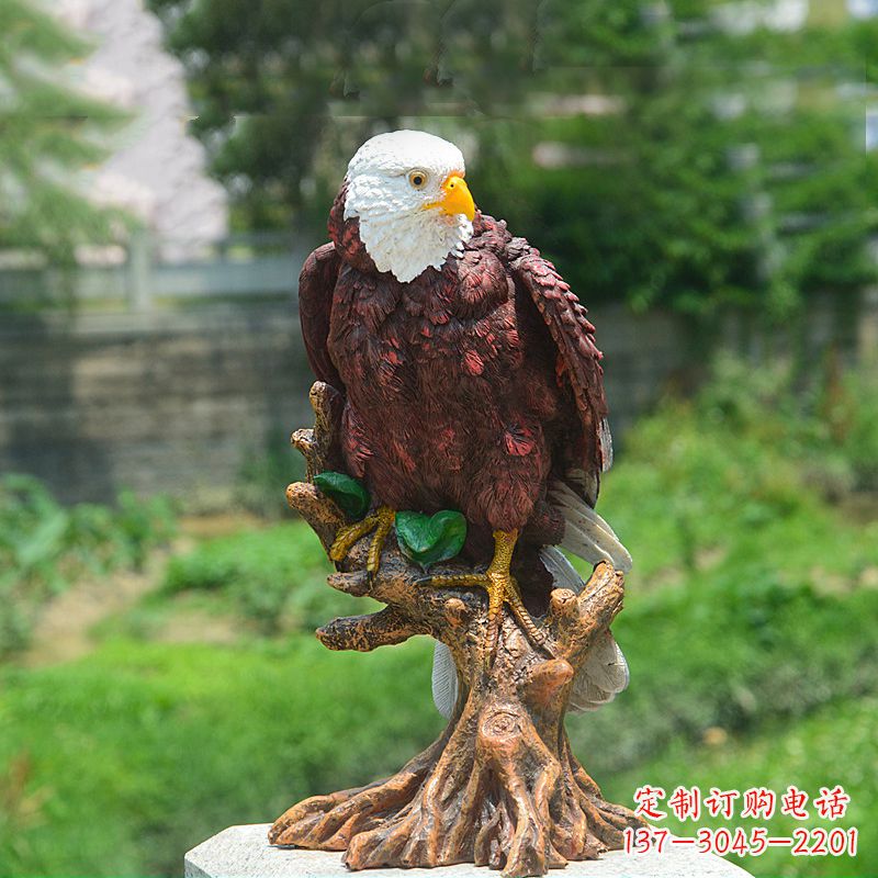 湖南金羽老鹰玻璃钢雕塑