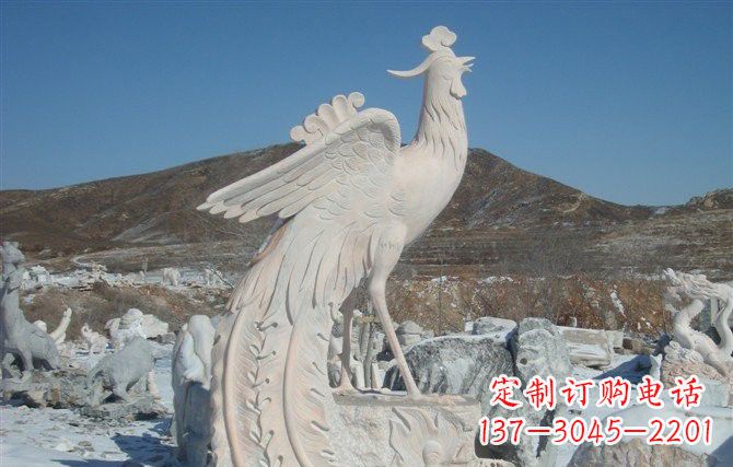 湖南公园凤凰石雕