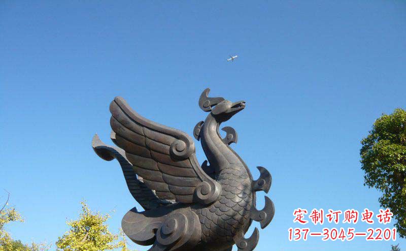 湖南艺术雕塑 | 公园凤凰铜雕