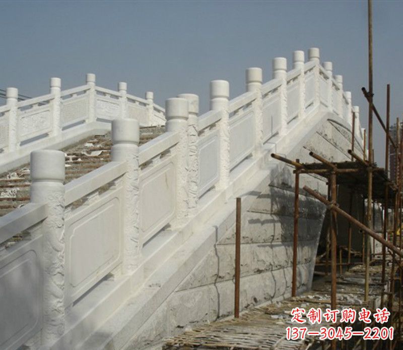 湖南公园汉白玉栏板景观石雕