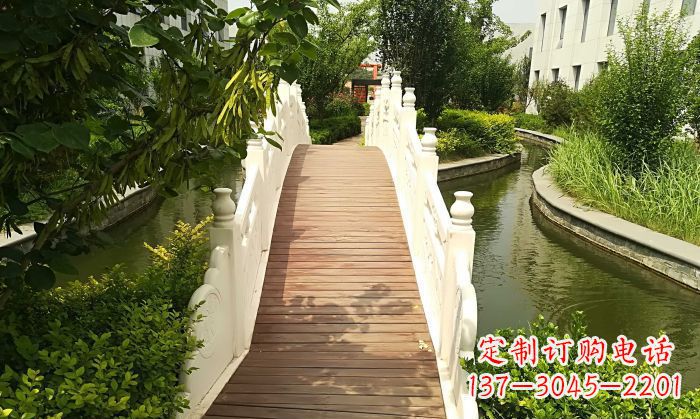 湖南公园汉白玉石拱桥 (5)