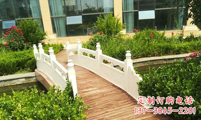 湖南公园汉白玉石拱桥_2