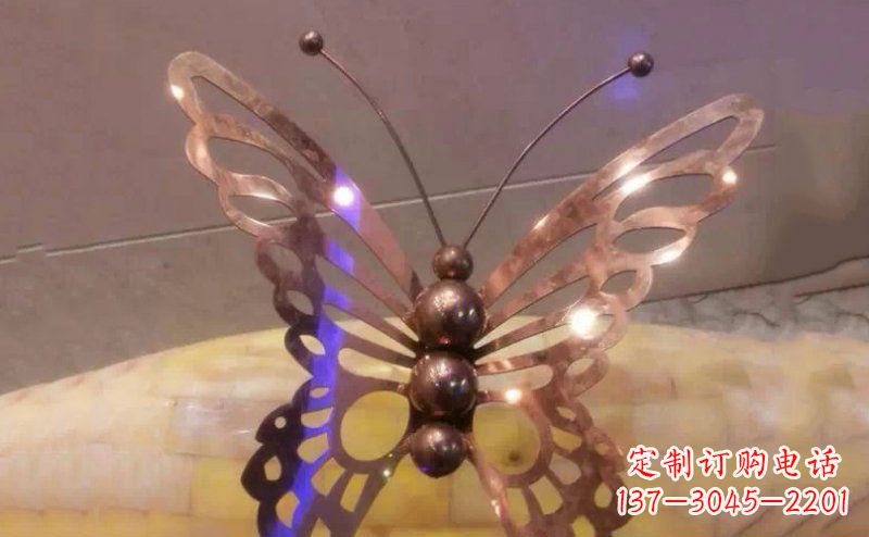 湖南高品质不锈钢蝴蝶雕塑