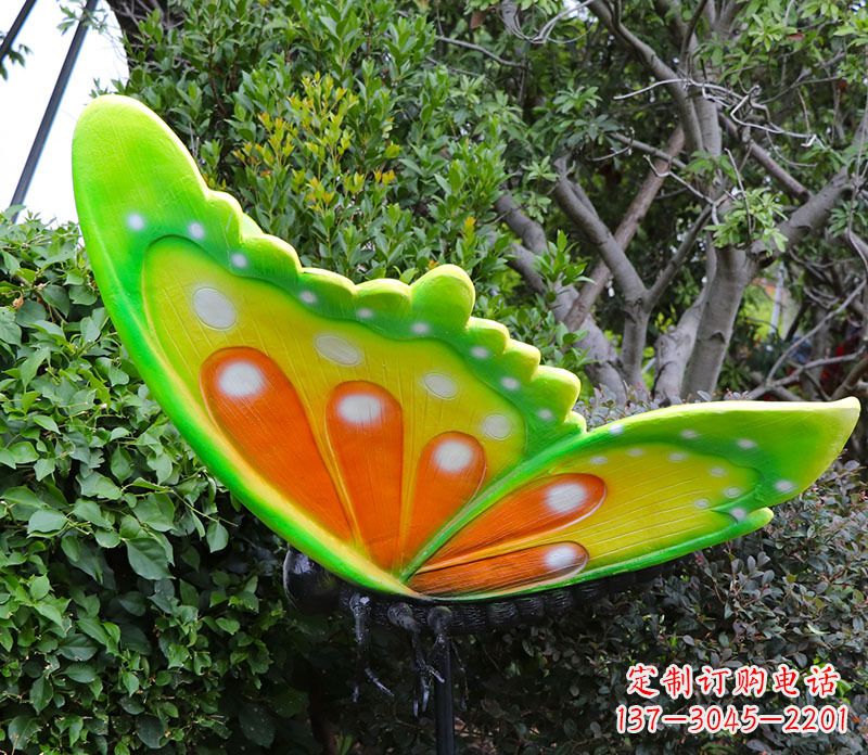 湖南玻璃钢仿真蝴蝶雕塑