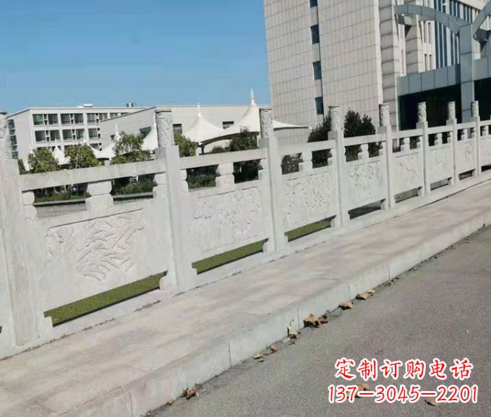 湖南精美大理石浮雕栏板