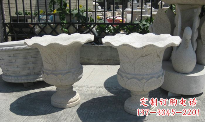 湖南大理石花盆雕塑