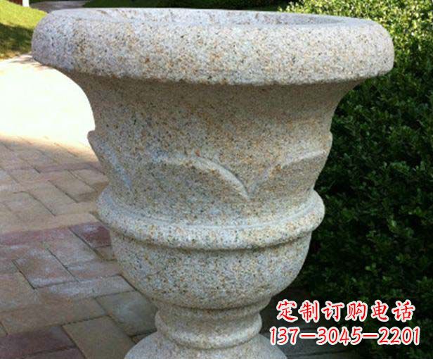 湖南大理石花盆石雕,为您的景观添色彩