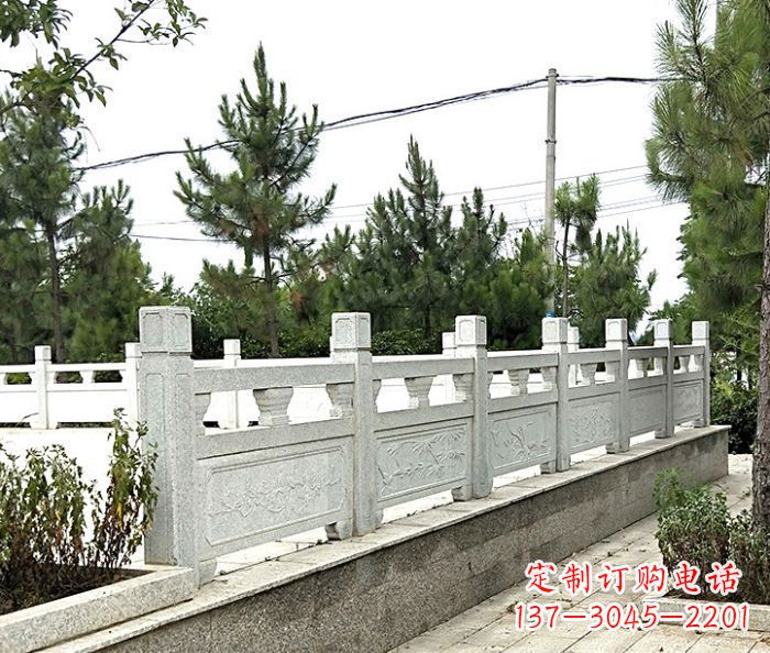湖南大理石栏板石雕,构筑公园景观