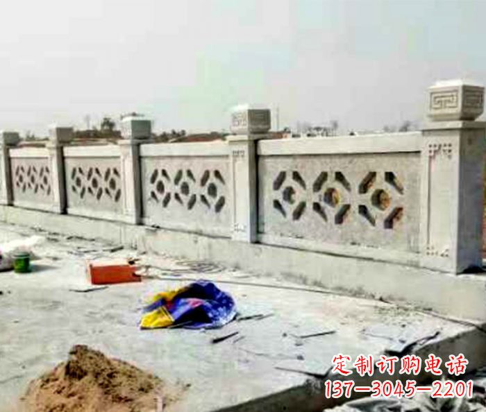 湖南公园大理石栏板石雕